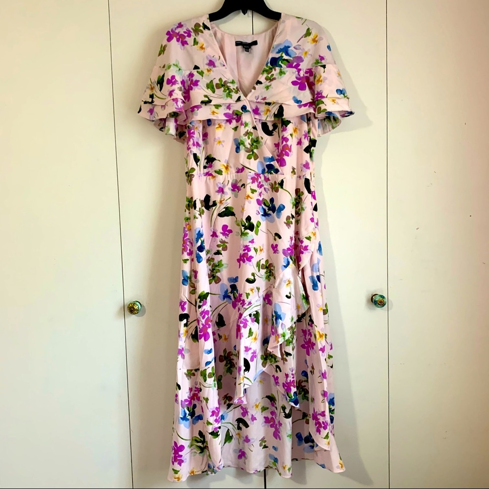 Floral Spring high-low Dress